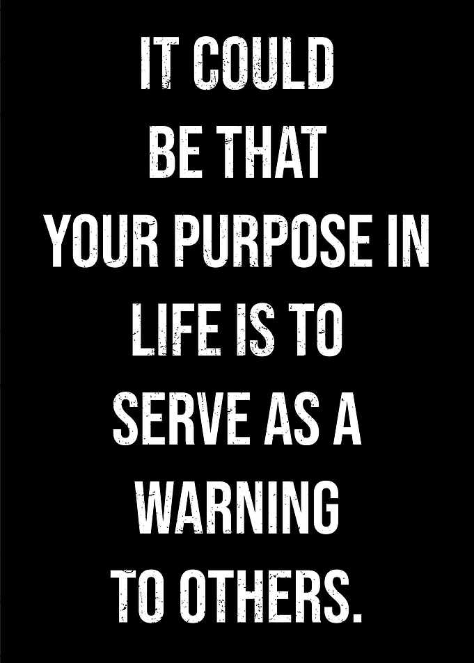 Demotivation Poster Purpos
