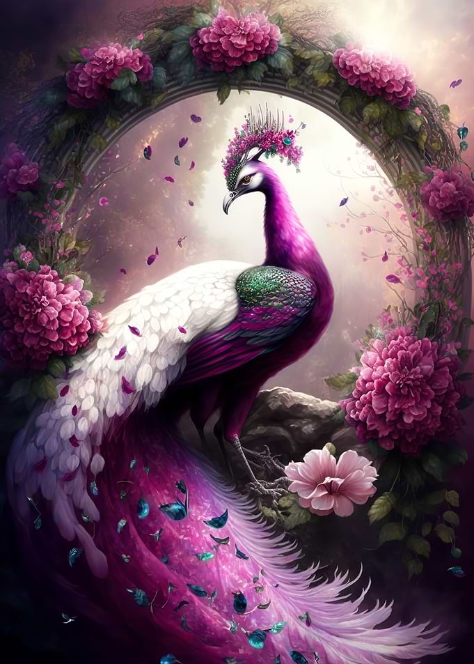 Magnificent peacock