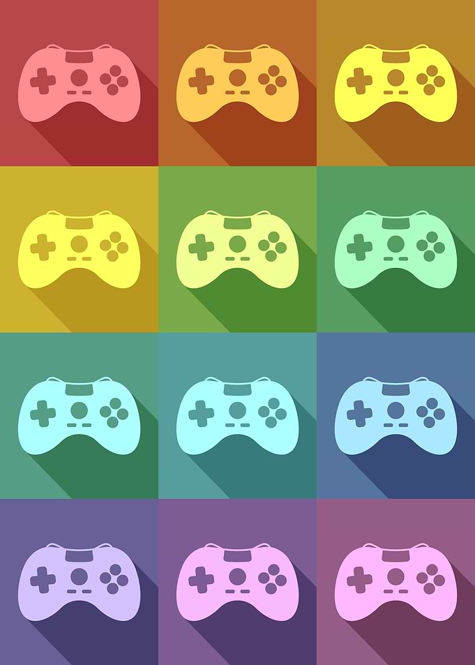 Video Game Controller Art