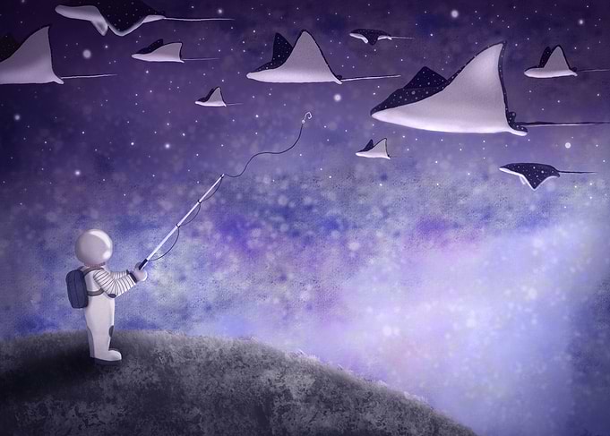 Fishing in space