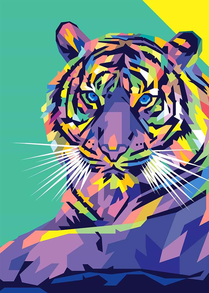Tiger Pop Art