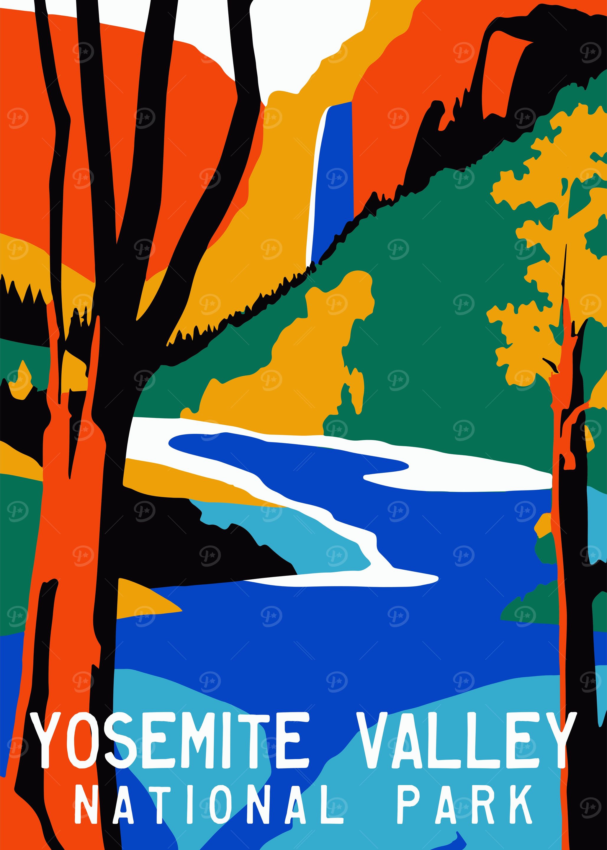 Yosemite Valley Poster