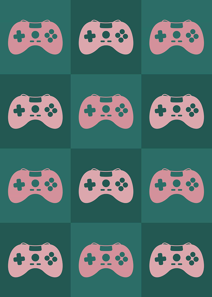 Gamer Controllers Teal