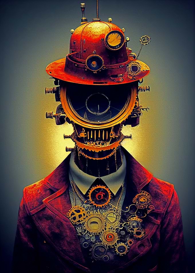 Steampunk Evil Clown 4