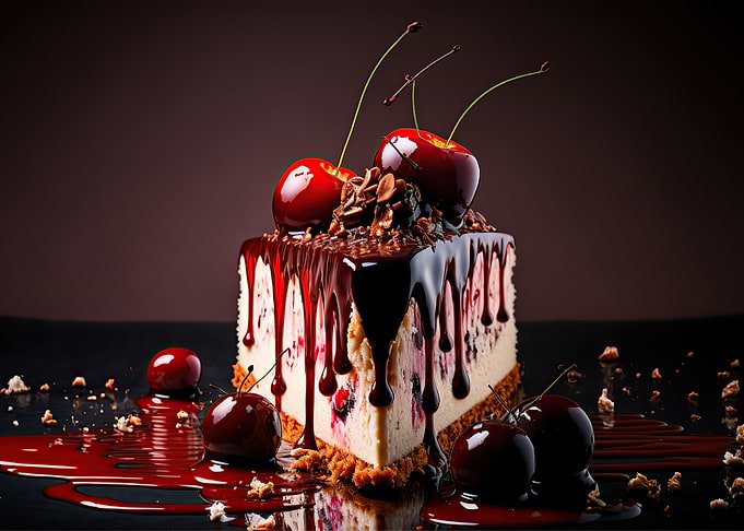 cherry cheesecake