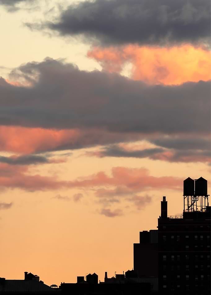 Water Towers at Sunrise