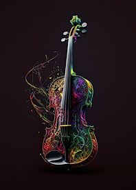 Violin music art