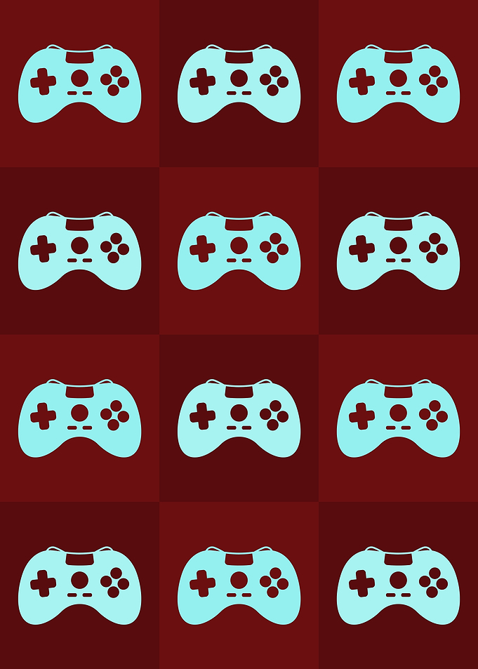 Gamer Controllers Red