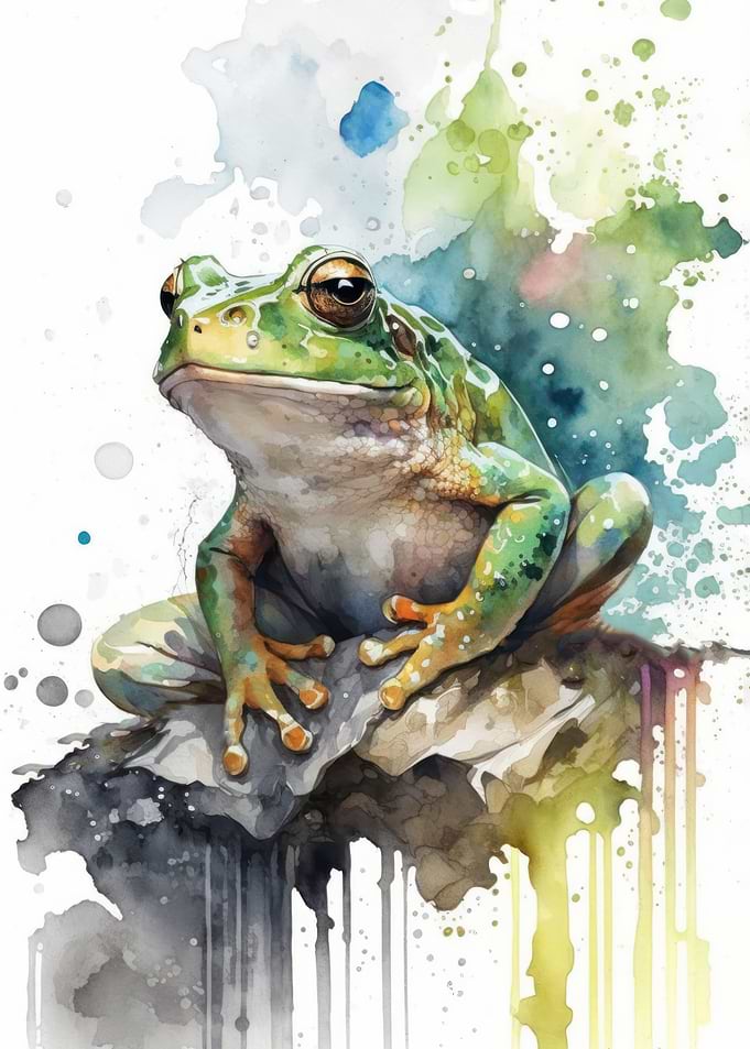 Frog Watercolor