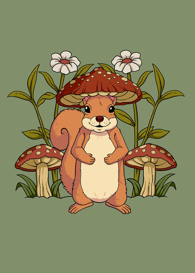 Cottagecore Squirrel