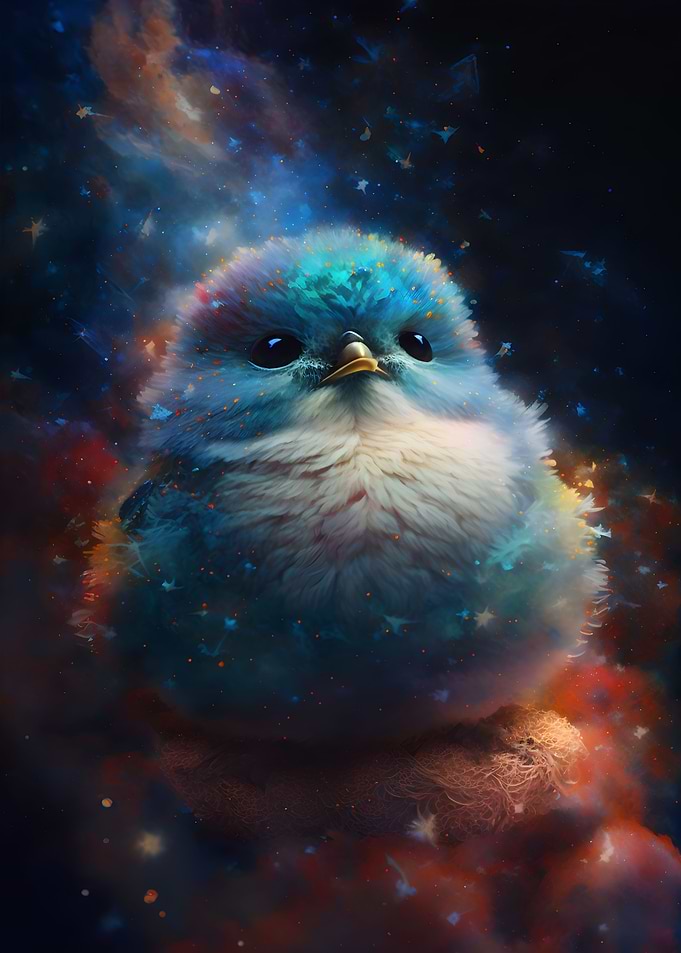 Astral Chubby Baby Bird