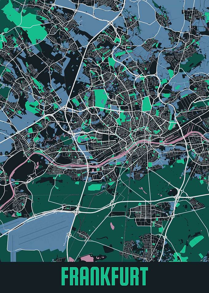 Frankfurt City Map