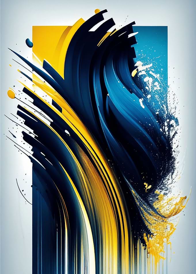 Abstract Ocean Symphony