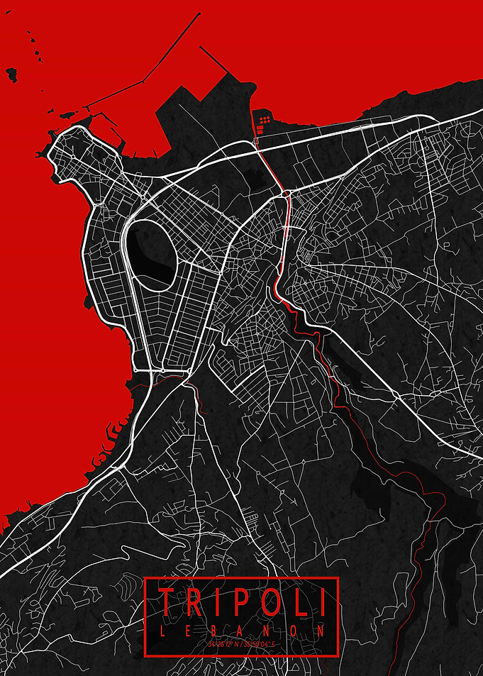 Tripoli City Map Oriental