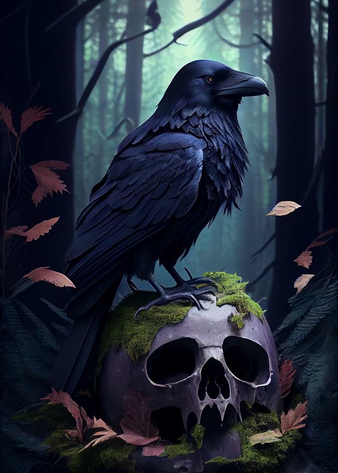 Raven Skull