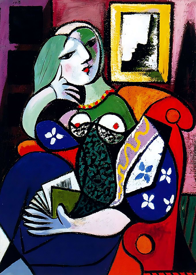 woman with book 1932