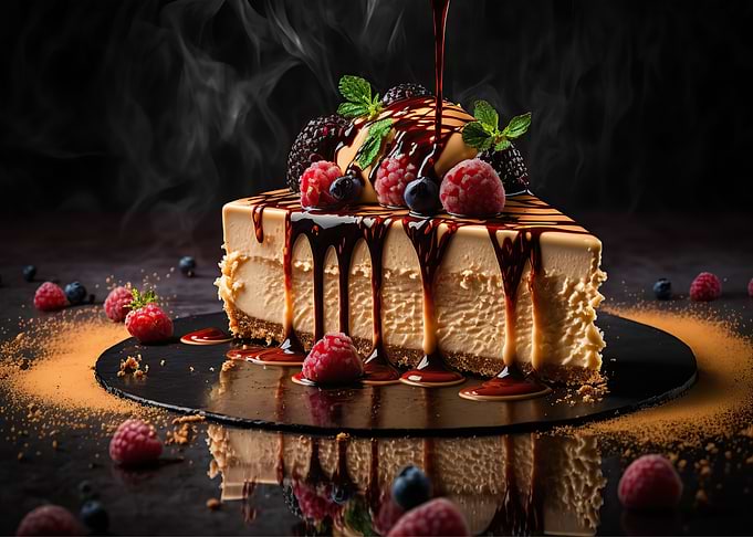 cherry cheesecake