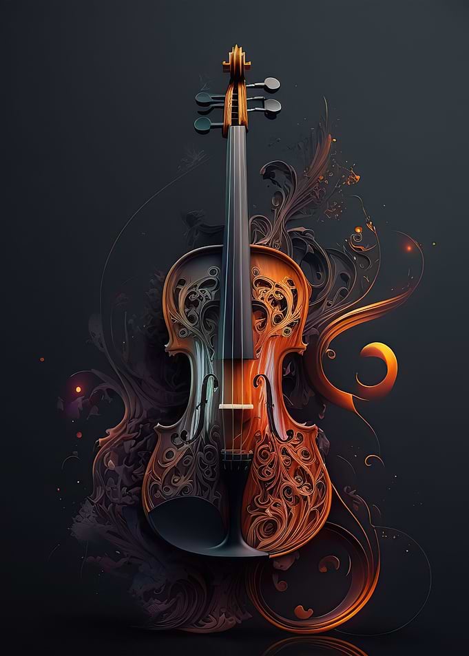 Violin music art