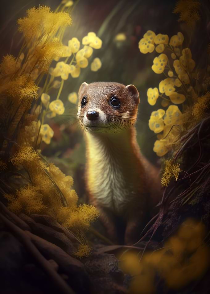 Cute Little Weasel