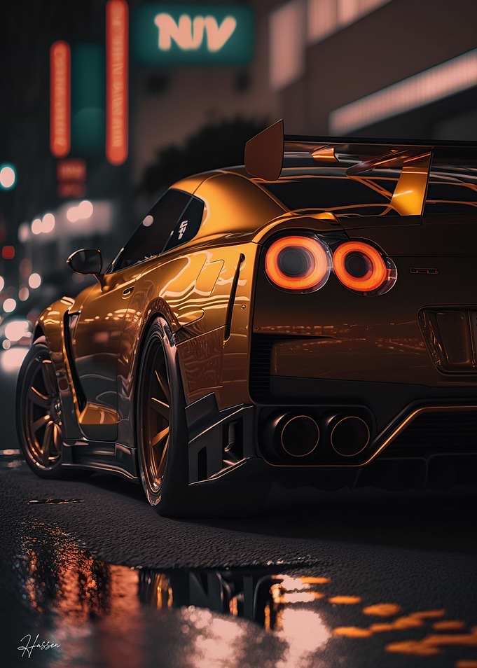 Nissan skyline GTR GOLD