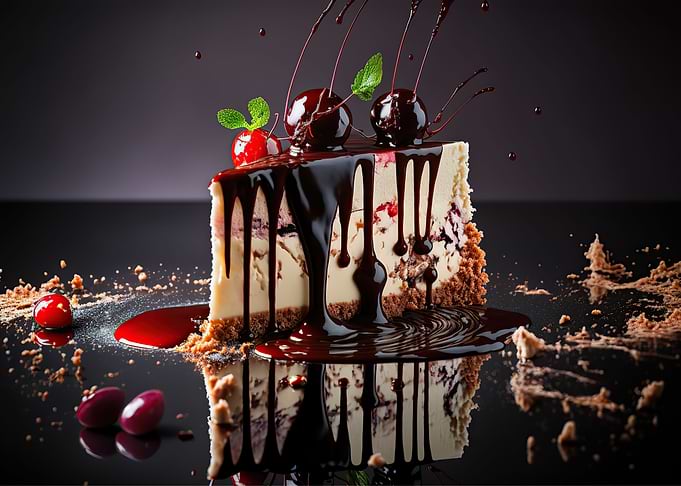 cherry cheesecake