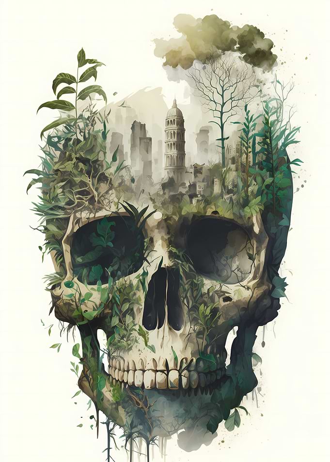 Forest City Skull