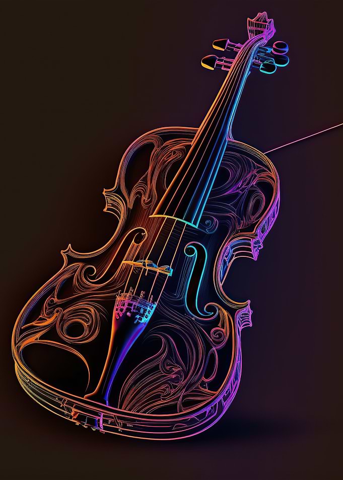 Violin music art