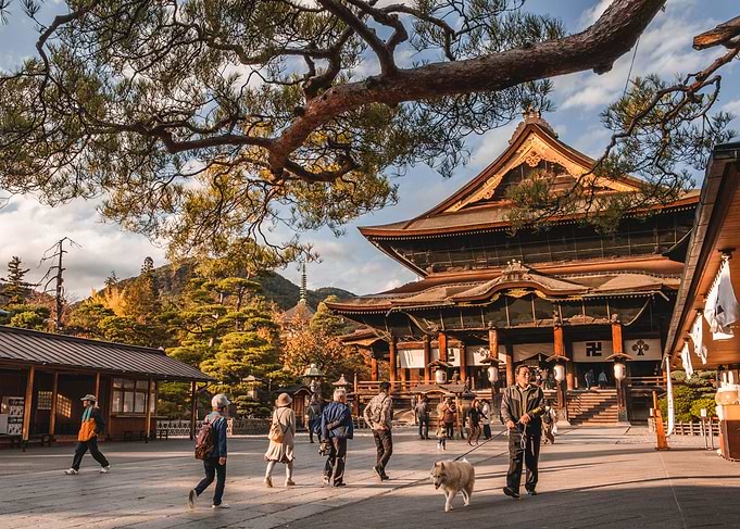 Temple in Nagano Japan