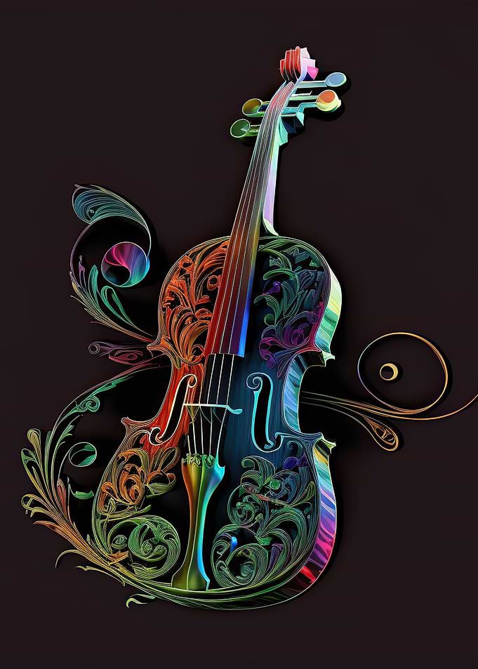 Violin music art