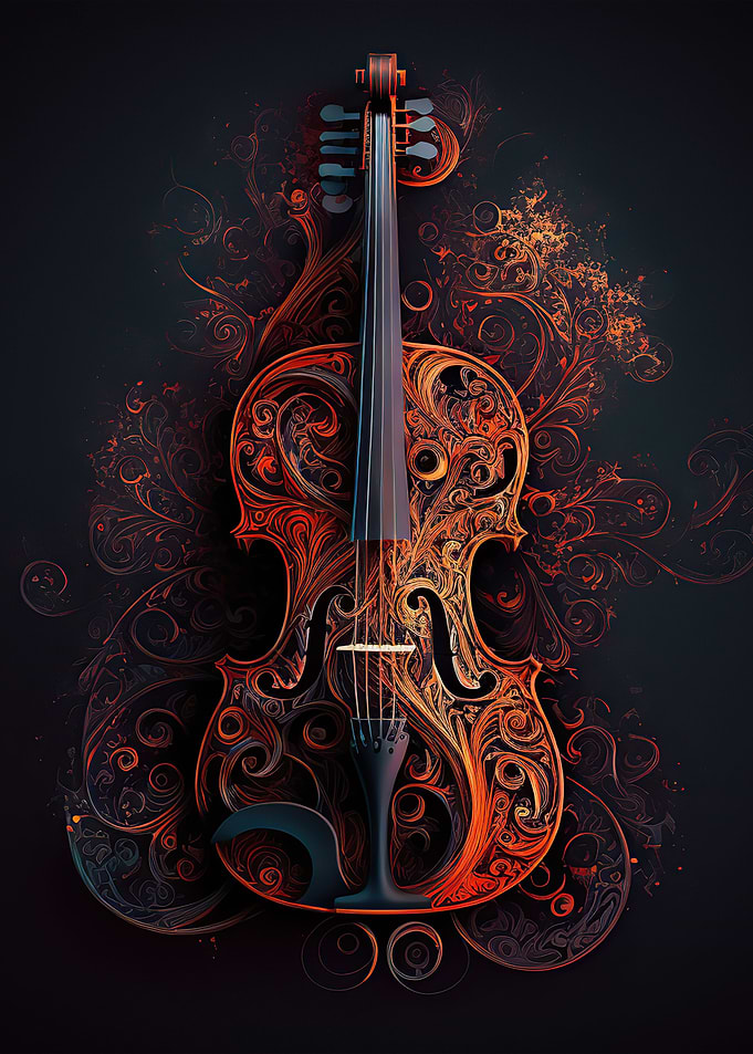 Violin music art