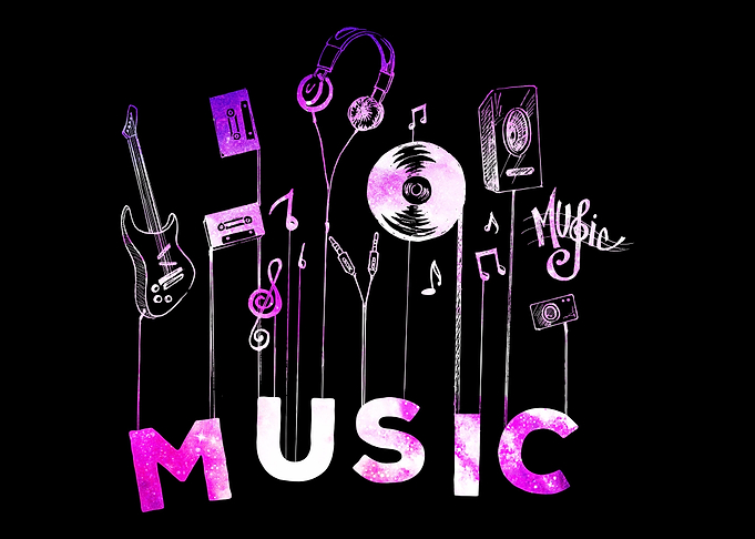Colorful Musical Notes