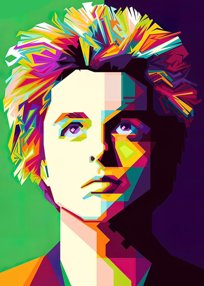 Billie Joe Pop art