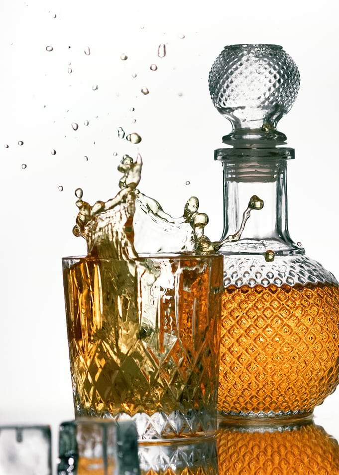 Whiskey Crystal Splash