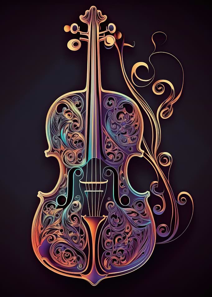 Violin music art