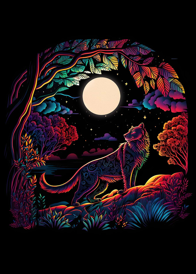 tiger neon