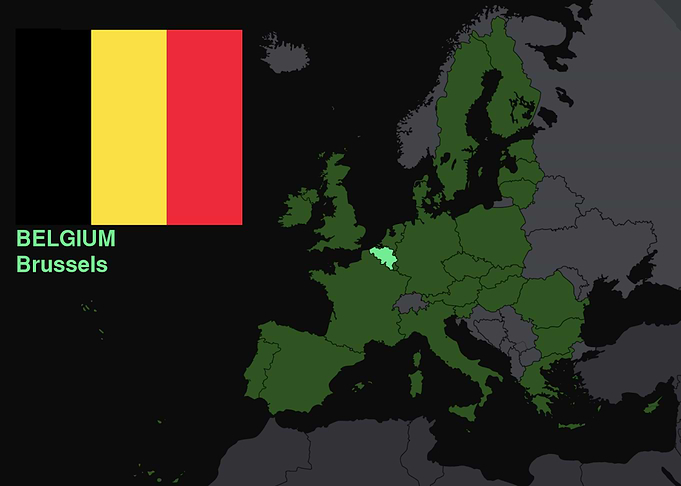 Maps Belgium