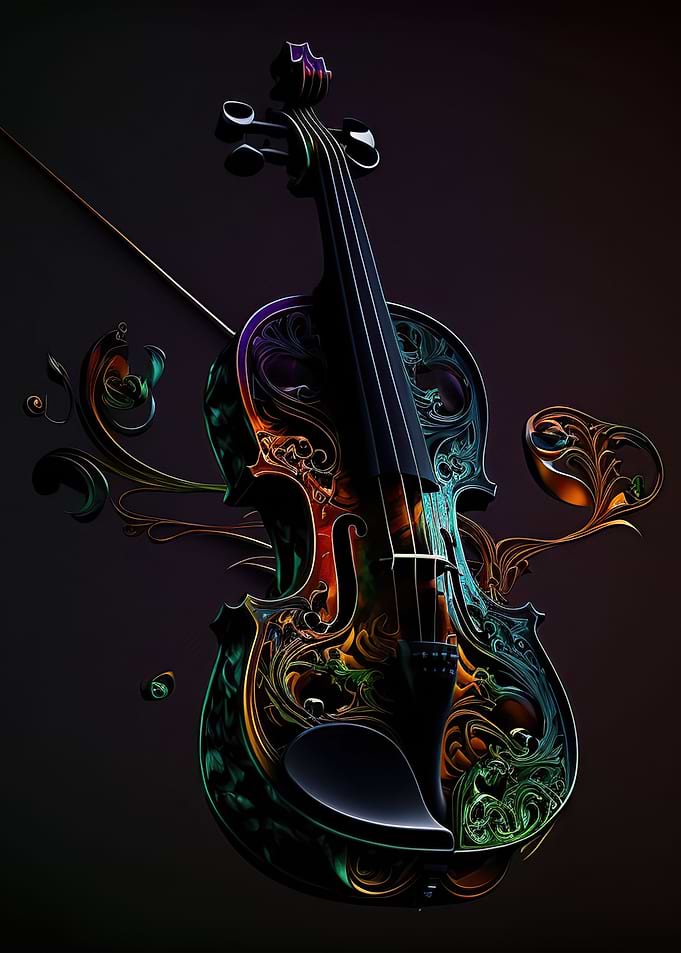 Violin music art