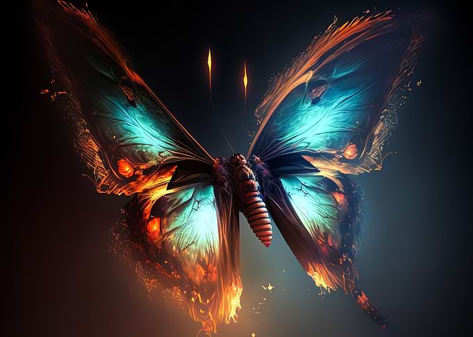 butterfly colorful