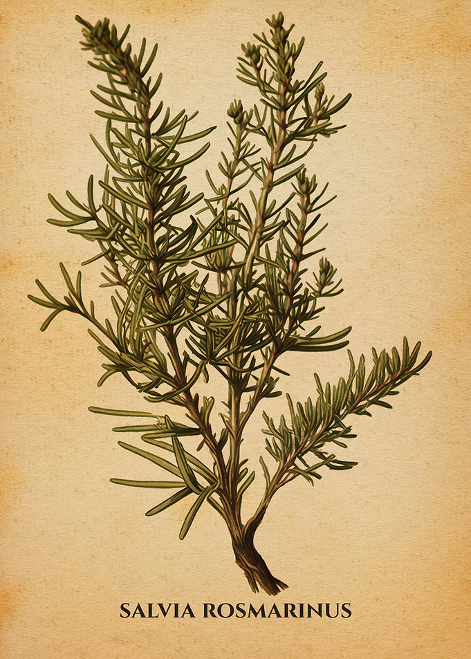Rosemary salvia rosmarinus