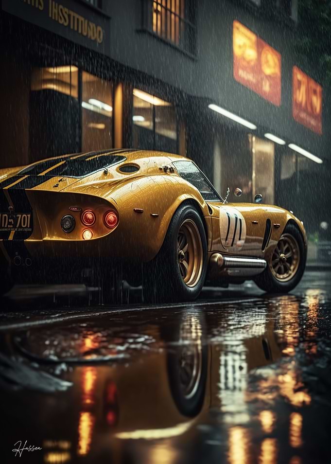 OLD FERRARI 250 GTO GOLD