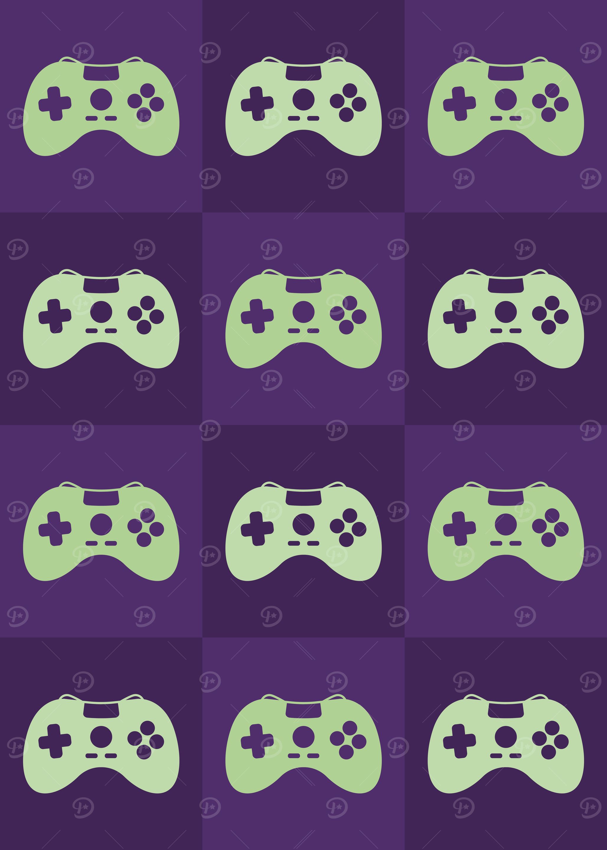 Gamer Controllers Purple