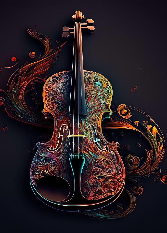 Violin music art
