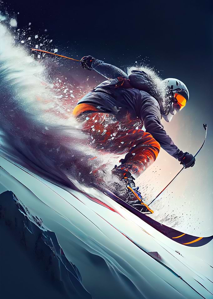Ski Vintage Skiing