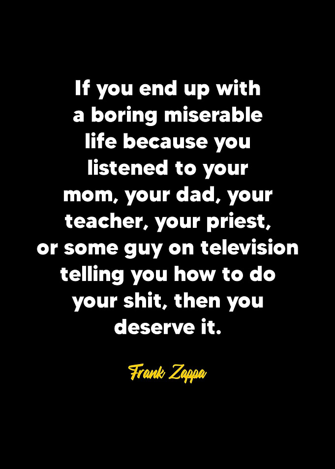 Frank Zappa quote