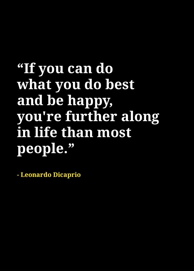 Leonardo Dicaprio quotes