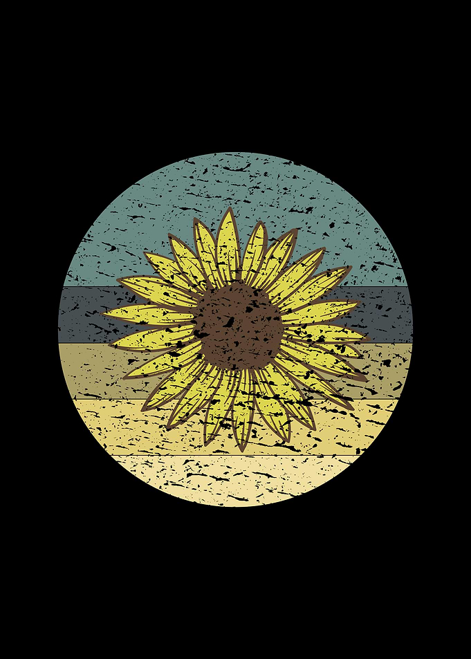 Retro Sunflower
