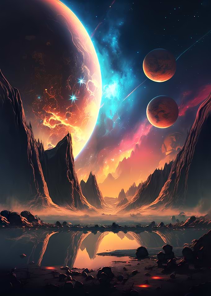 Dawn of Cosmos Landscape