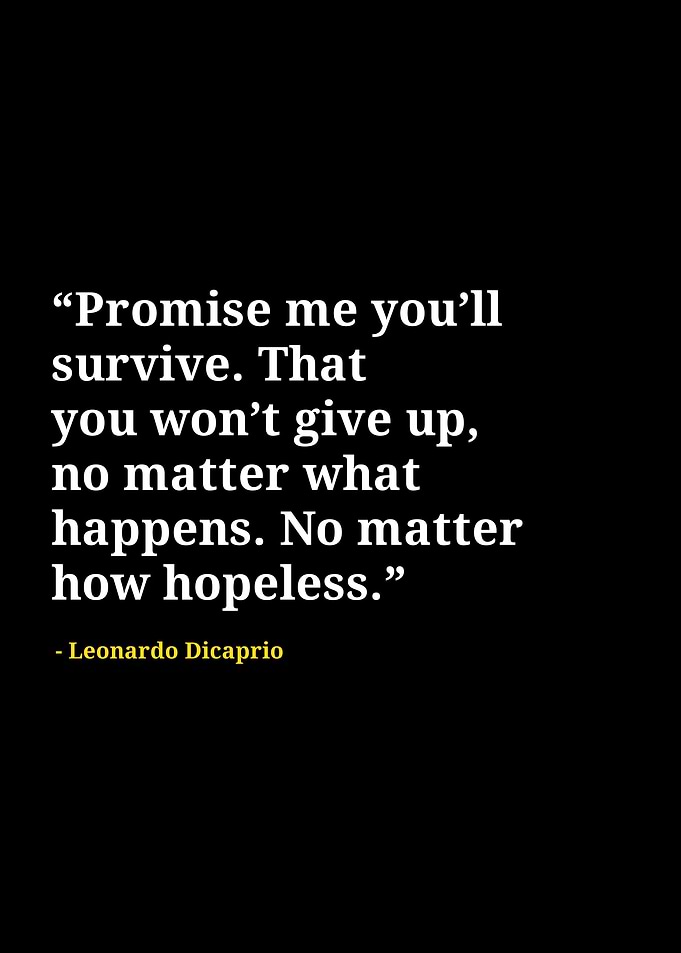 Leonardo Dicaprio quotes