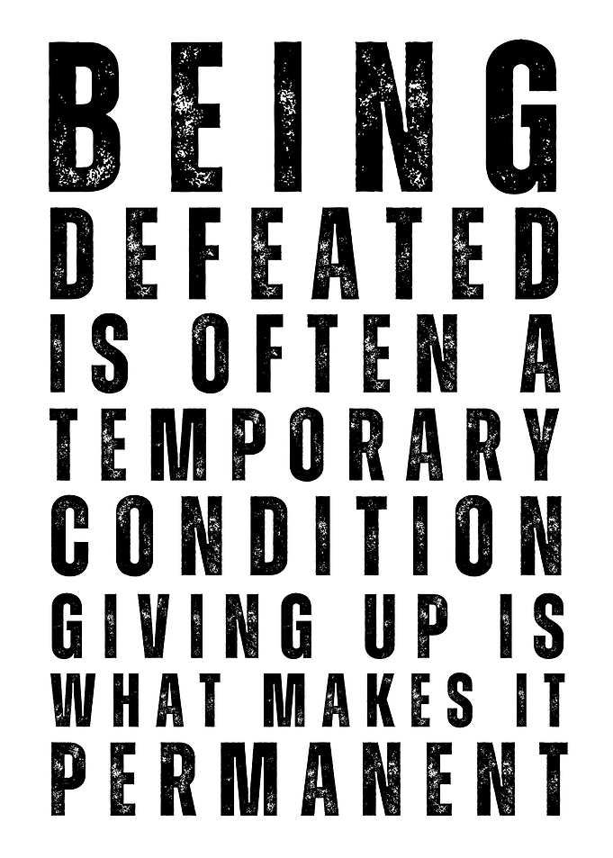 Challenge vs Defeat