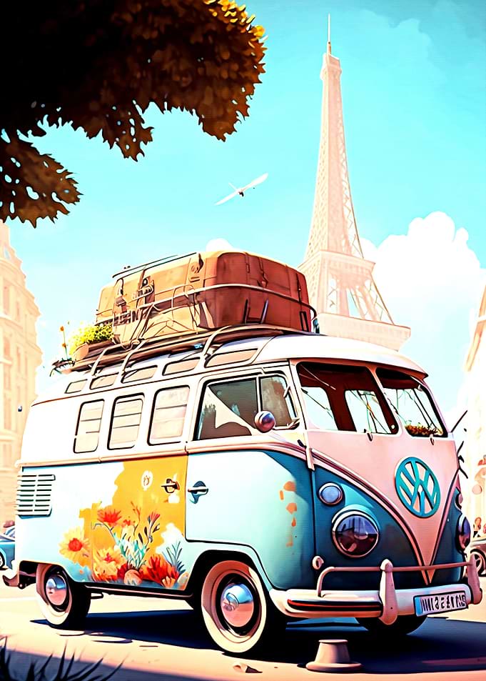 Journey with bus